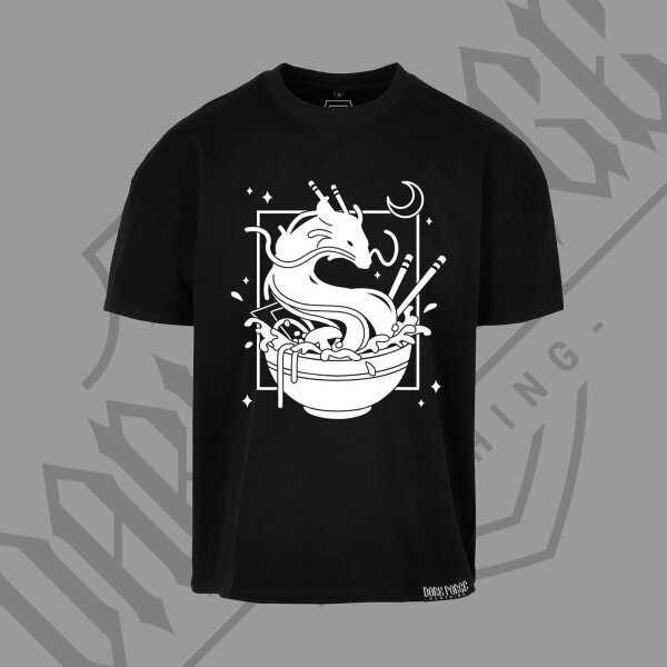 Studio Kisae Ramen Drache Shirt – schwarz